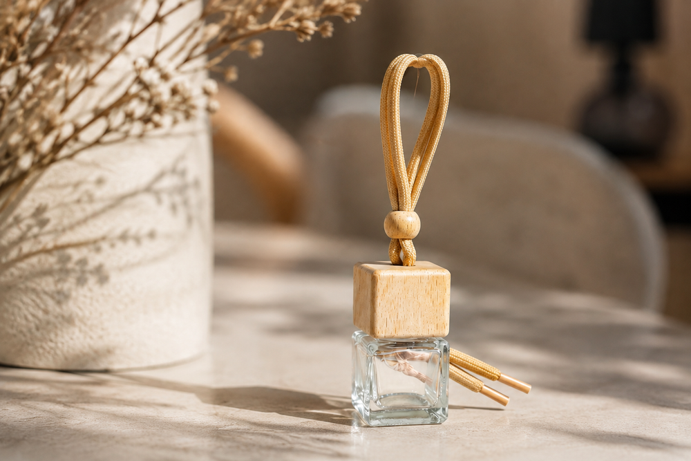 Glass, wood, and nothing loud